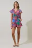 Cindal Floral Hita Ruffle Top sold by Sugarlips
