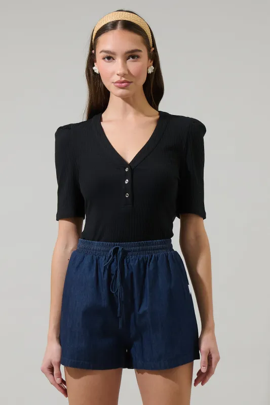 Emmeline Ribbed Knit Top sold by Sugarlips