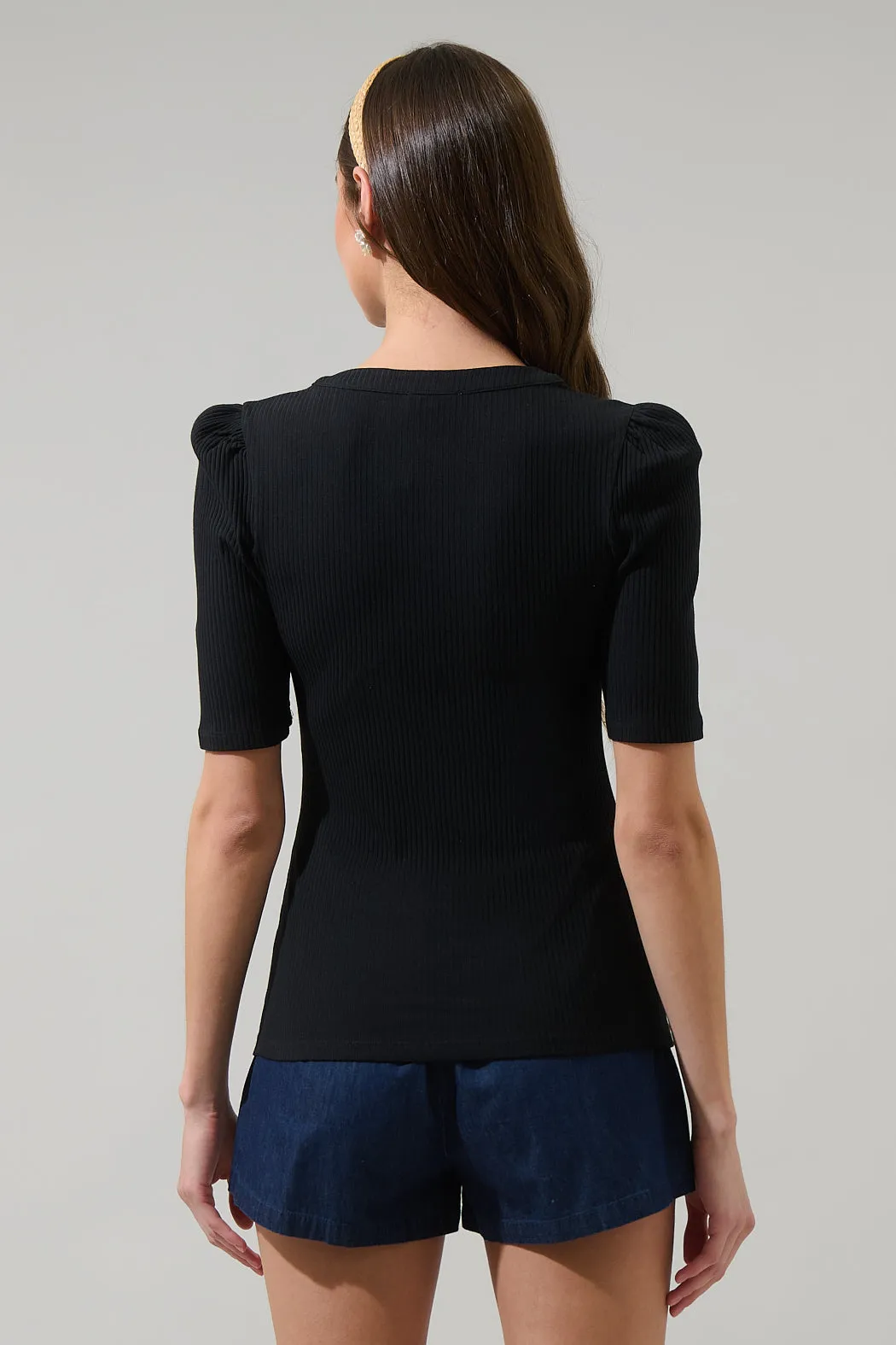 Emmeline Ribbed Knit Top sold by Sugarlips product image thumbnail 2