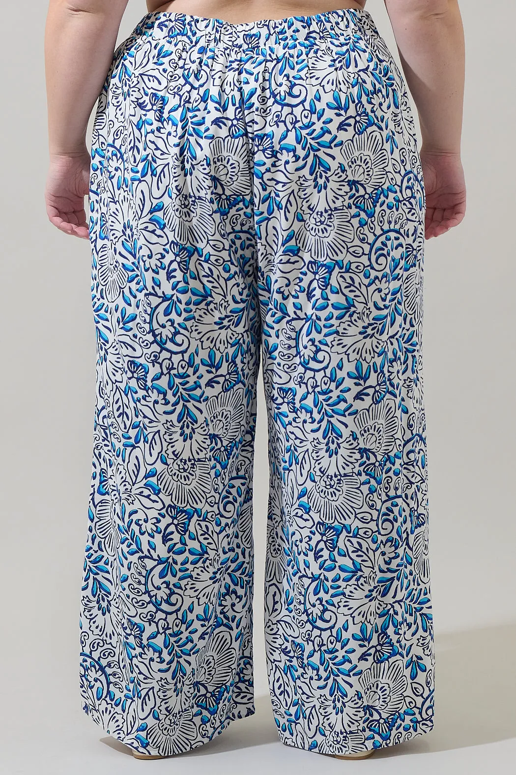 Mize Floral Elena Wide Leg Pants Curve sold by Sugarlips product image thumbnail 2