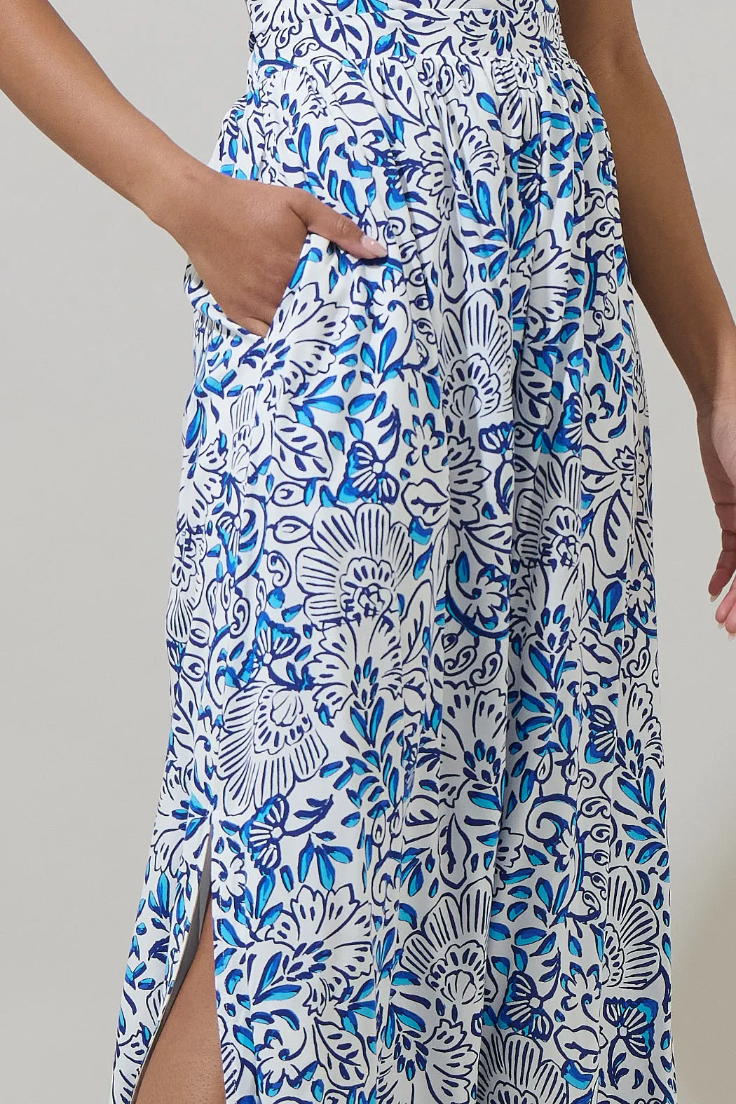 Mize Floral Mavis Criss Cross Midi Dress sold by Sugarlips product image thumbnail 4