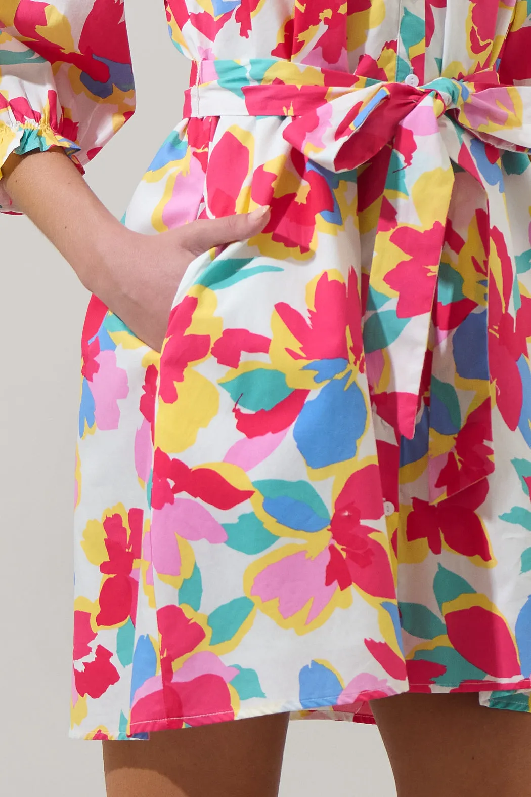 Yani Floral Tursa Shift Mini Dress sold by Sugarlips product image thumbnail 5