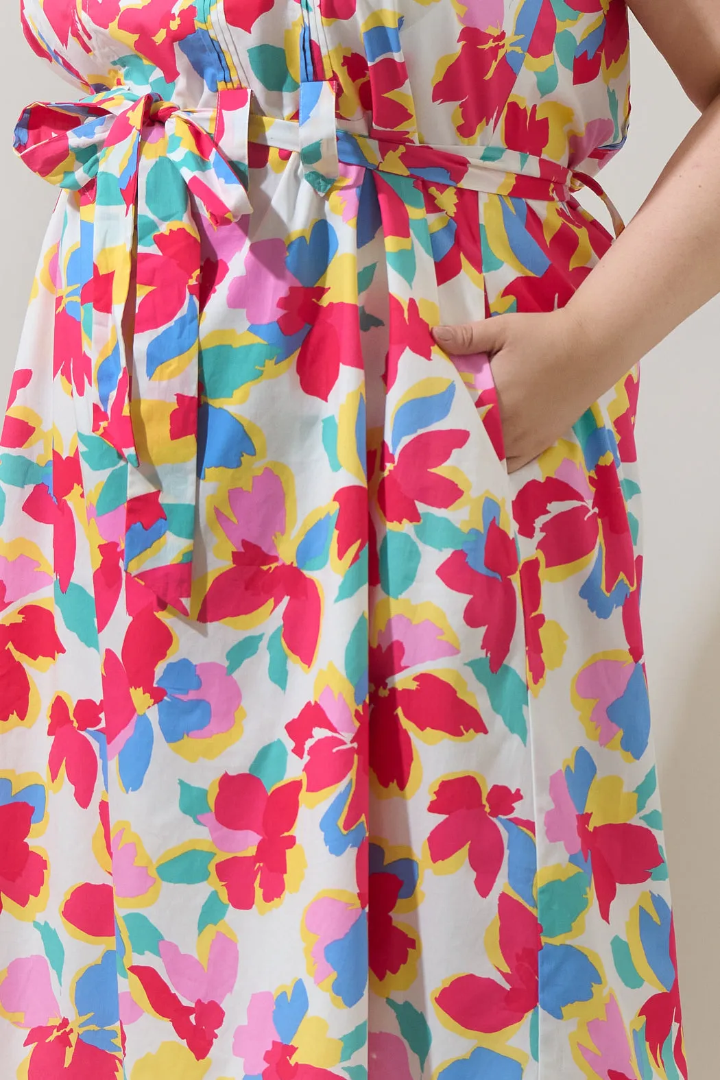 Yani Floral Luvi Sleeveless Midi Dress Curve sold by Sugarlips product image thumbnail 4