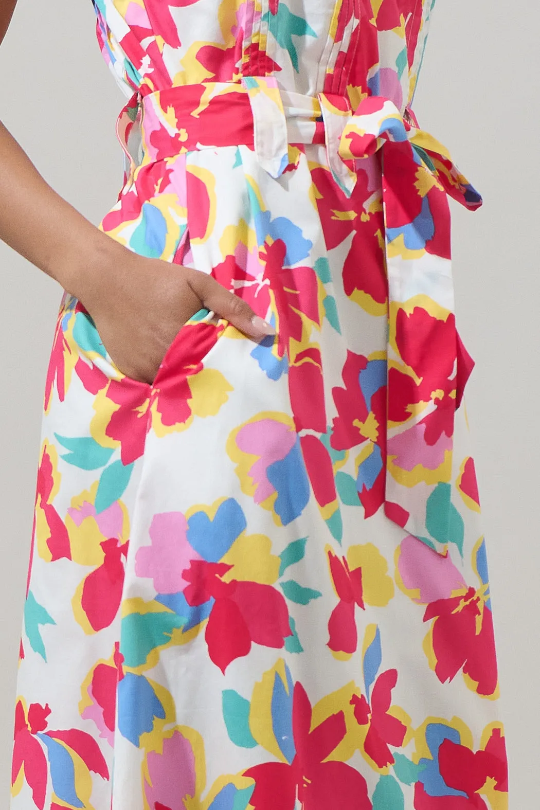 Yani Floral Luvi Sleeveless Midi Dress sold by Sugarlips product image thumbnail 4