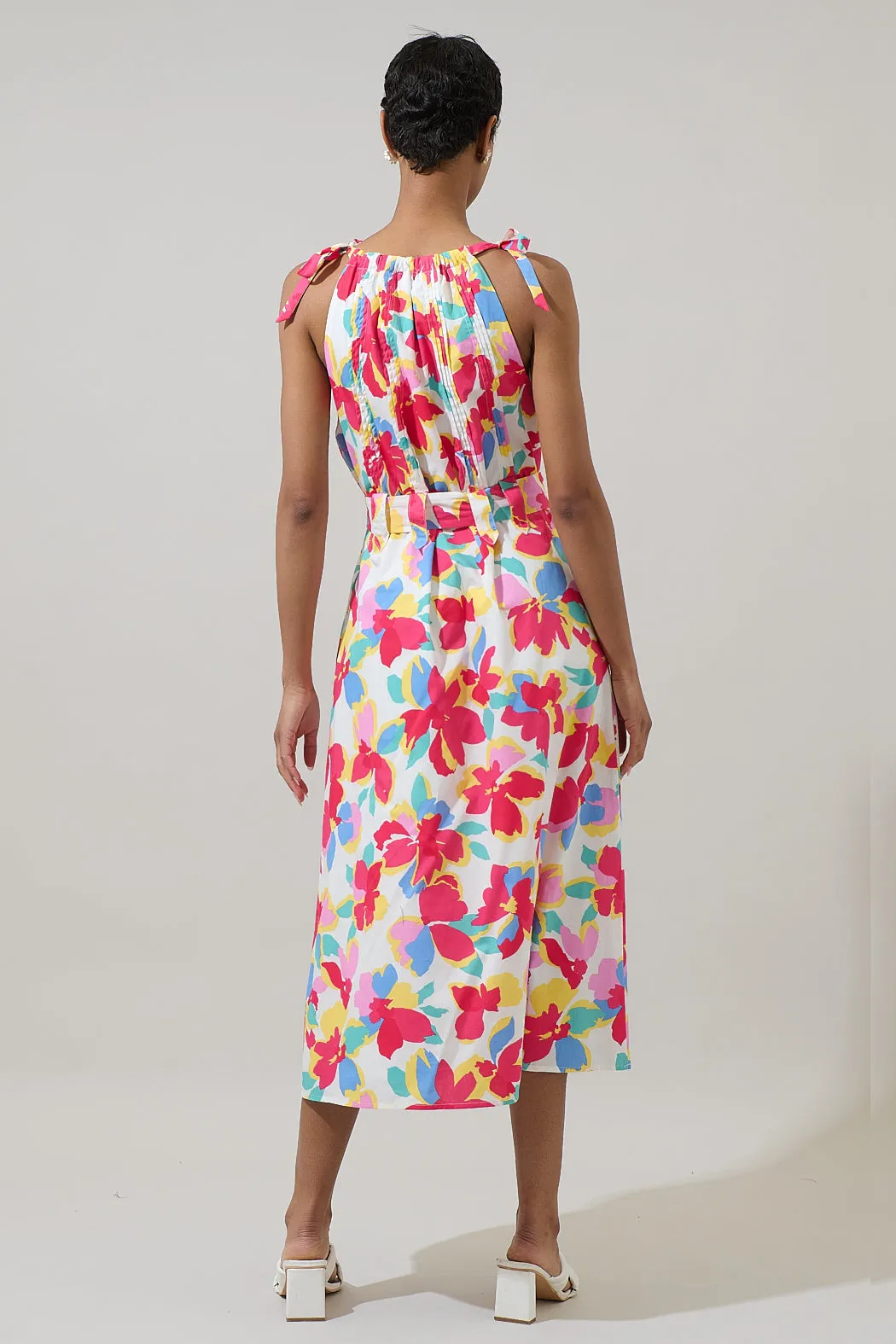 Yani Floral Luvi Sleeveless Midi Dress sold by Sugarlips product image thumbnail 3