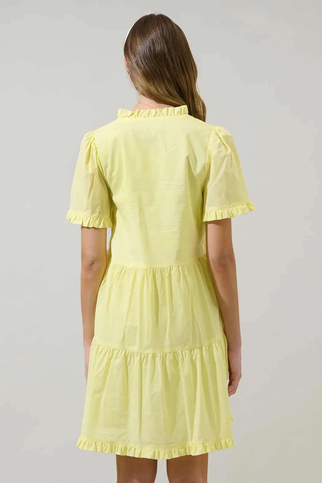 Kara Ruffle Shift Mini Dress sold by Sugarlips product image thumbnail 2
