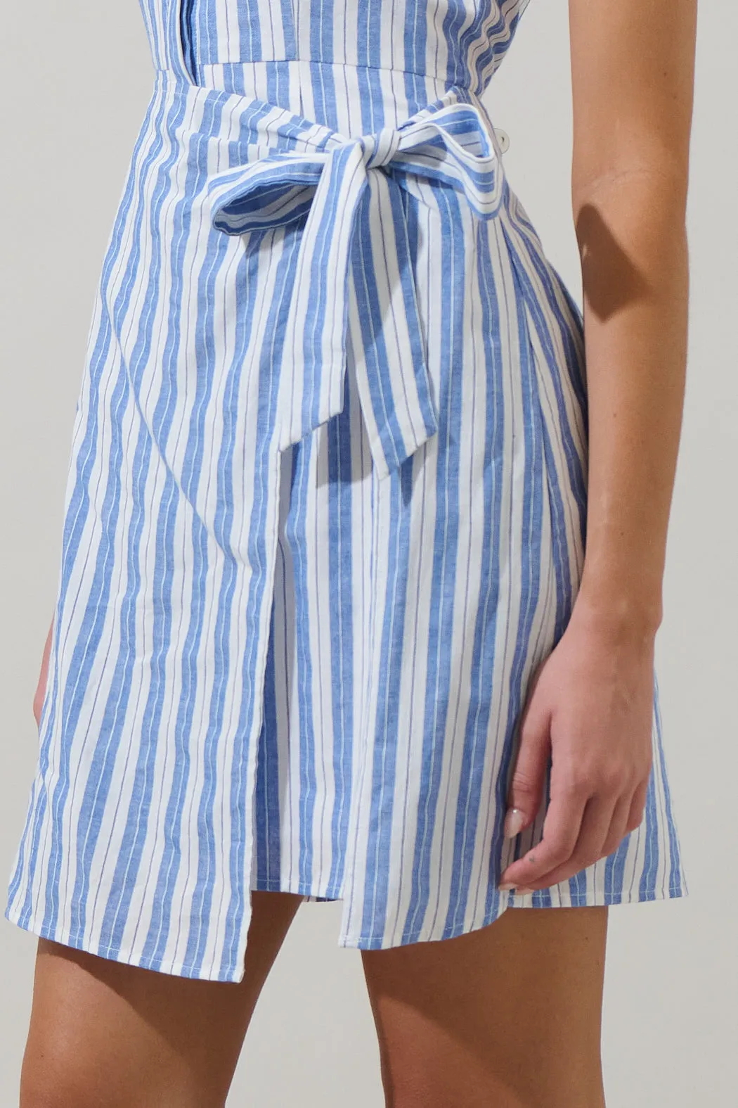 Joncy Striped Dalie Sleeveless Mini Dress sold by Sugarlips product image thumbnail 5