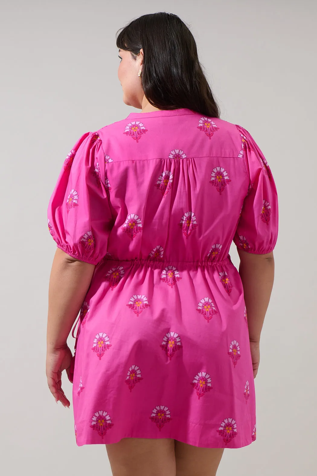 Scarlett Floral Hesper Mini Dress Curve sold by Sugarlips product image thumbnail 2