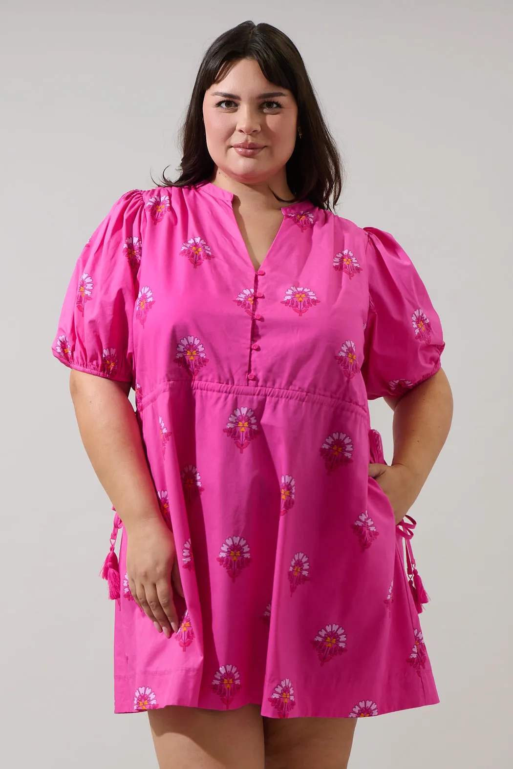 Scarlett Floral Hesper Mini Dress Curve sold by Sugarlips product image thumbnail 5