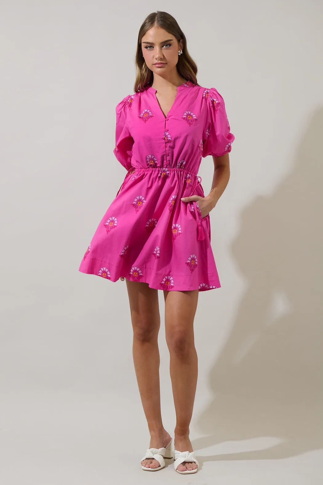 Scarlett Floral Hesper Mini Dress sold by Sugarlips product image thumbnail 4