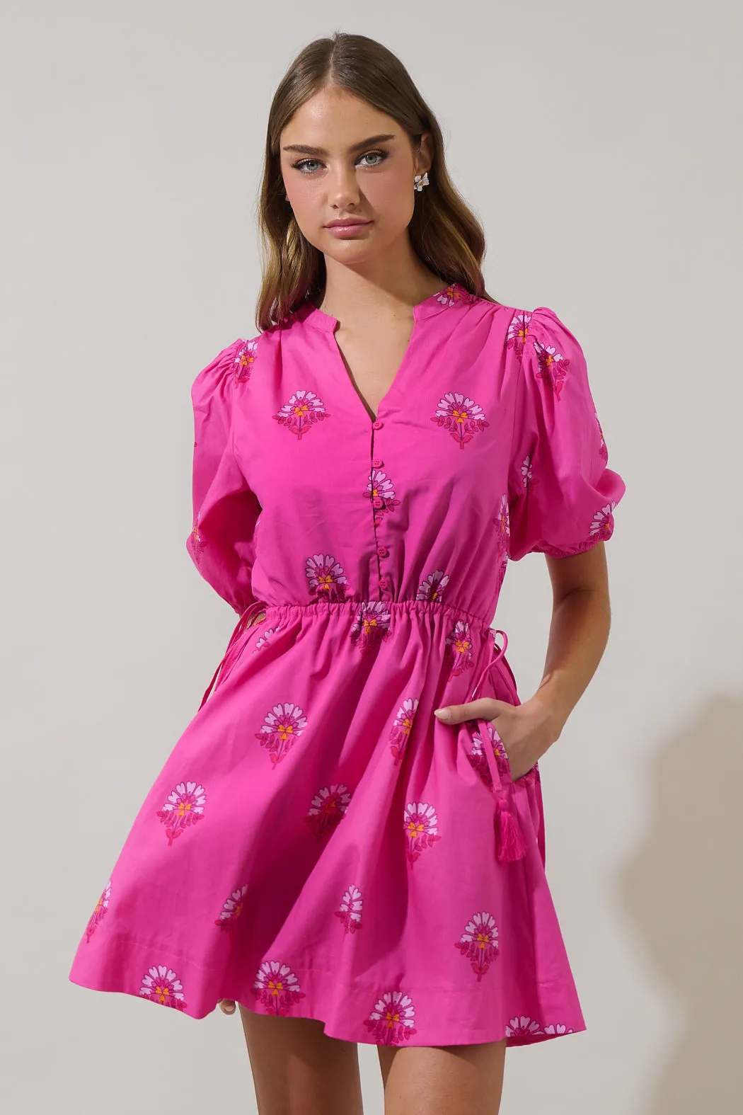 Scarlett Floral Hesper Mini Dress sold by Sugarlips