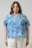 Tierra Floral Endry Ruffle Blouse Curve sold by Sugarlips