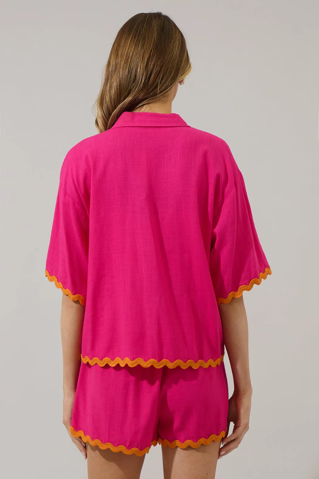 Marnie Linen Button Up Shirt sold by Sugarlips product image thumbnail 2