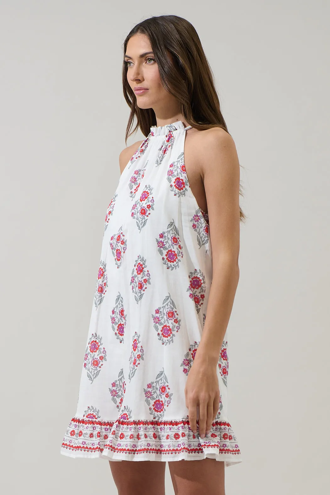 Nelina Floral Whira Shift Mini Dress sold by Sugarlips product image thumbnail 3