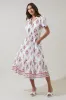 Nelina Floral Sophie Midi Dress sold by Sugarlips