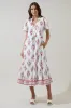 Nelina Floral Sophie Midi Dress sold by Sugarlips