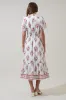 Nelina Floral Sophie Midi Dress sold by Sugarlips