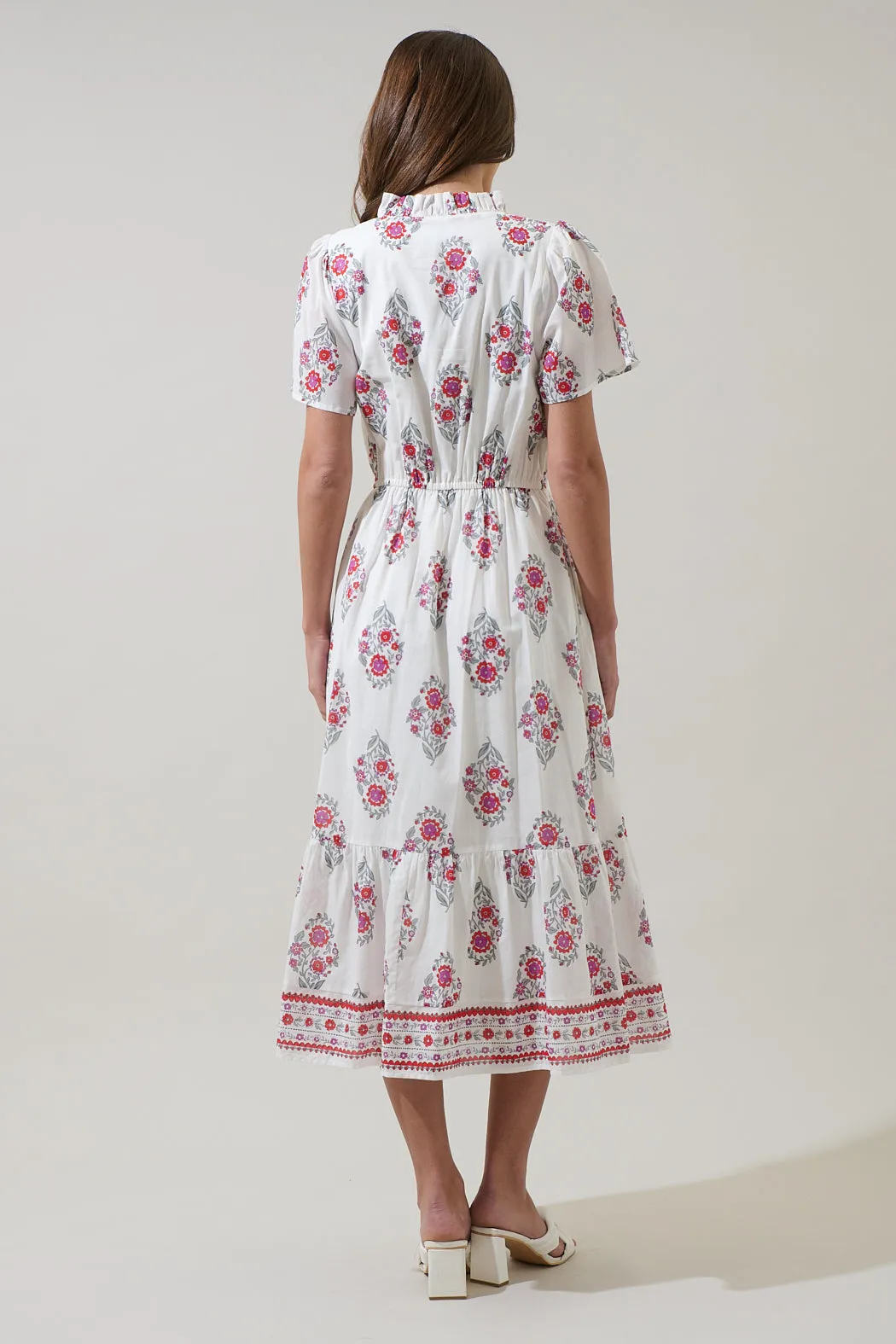 Nelina Floral Sophie Midi Dress sold by Sugarlips product image thumbnail 2