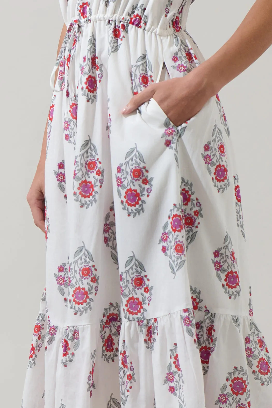 Nelina Floral Sophie Midi Dress sold by Sugarlips product image thumbnail 4