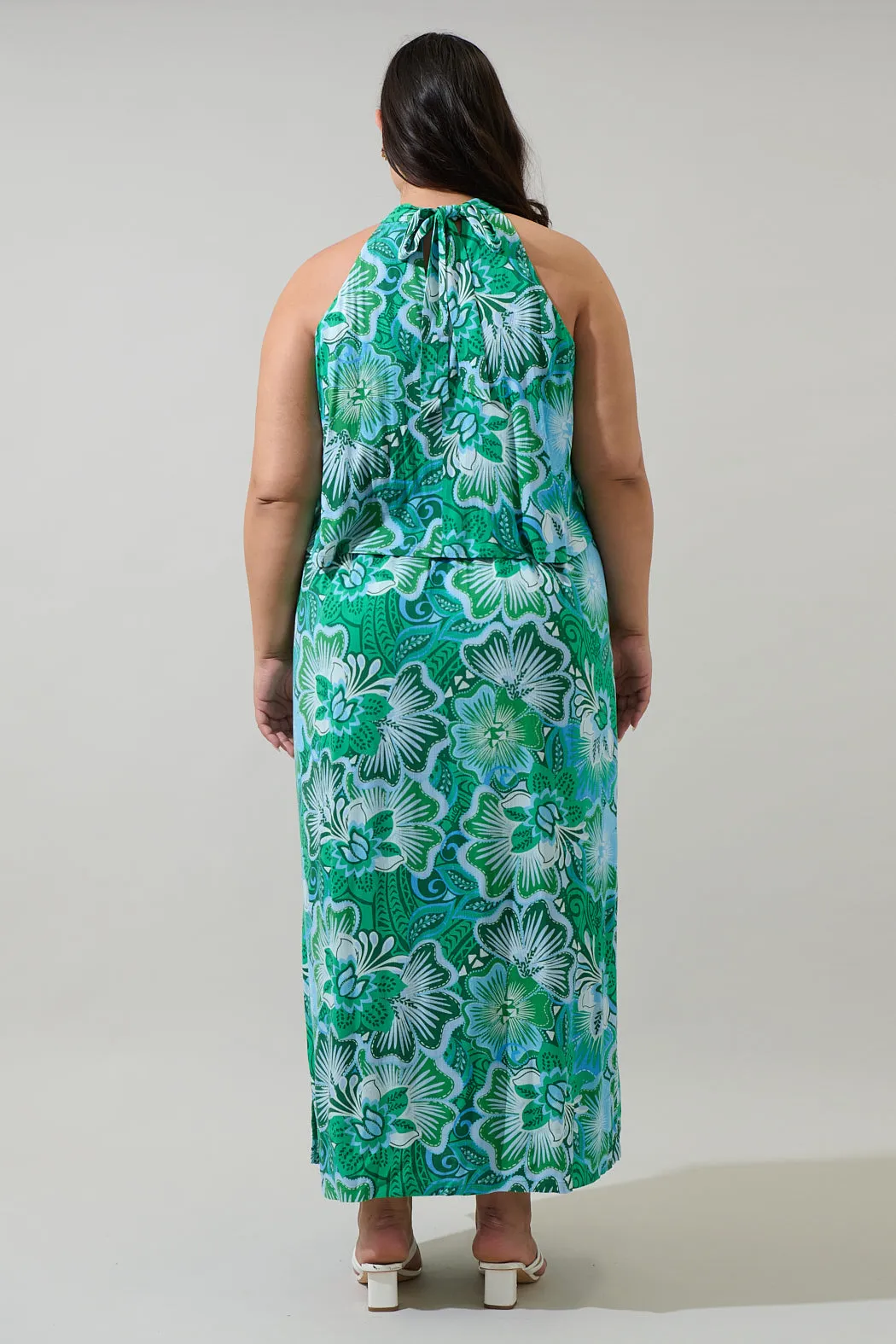 Tanti Floral Moya Sleeveless Maxi Dress Curve sold by Sugarlips product image thumbnail 2