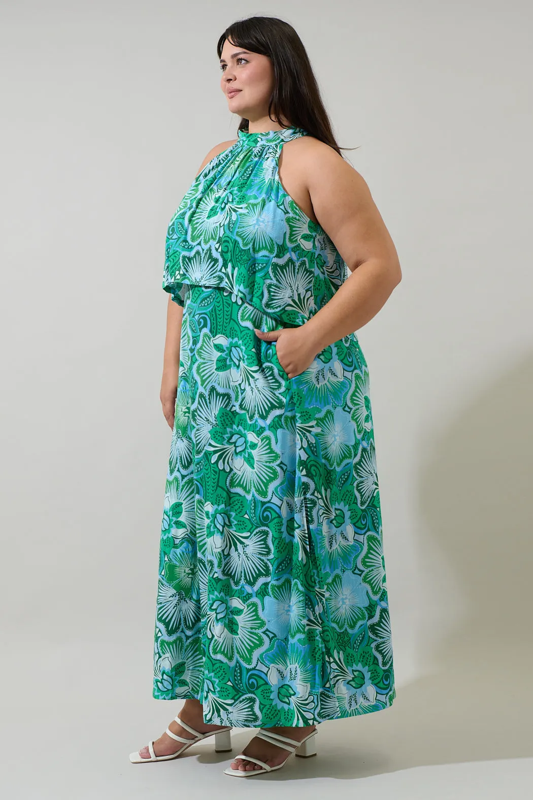 Tanti Floral Moya Sleeveless Maxi Dress Curve sold by Sugarlips product image thumbnail 3