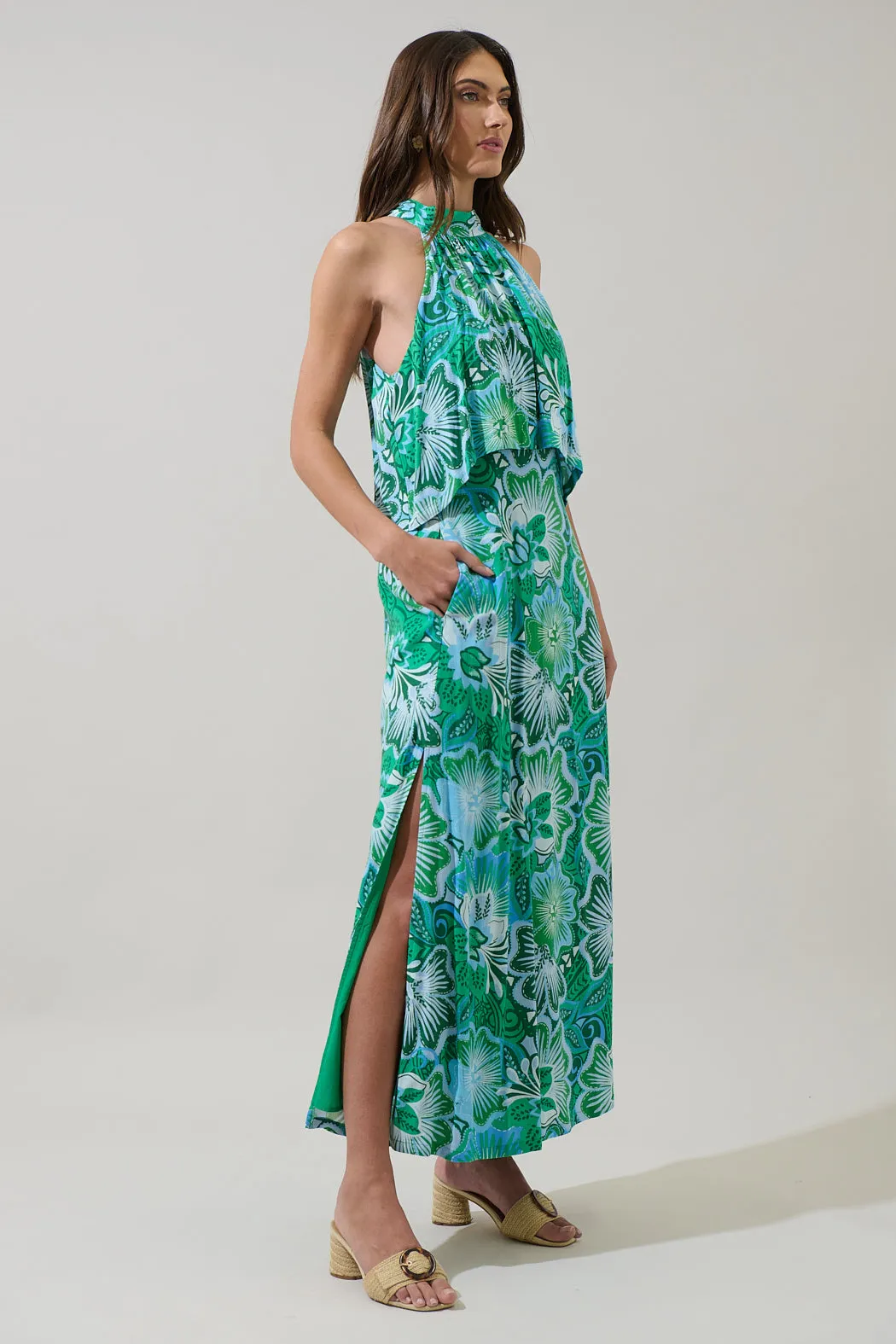 Tanti Floral Moya Sleeveless Maxi Dress sold by Sugarlips product image thumbnail 3