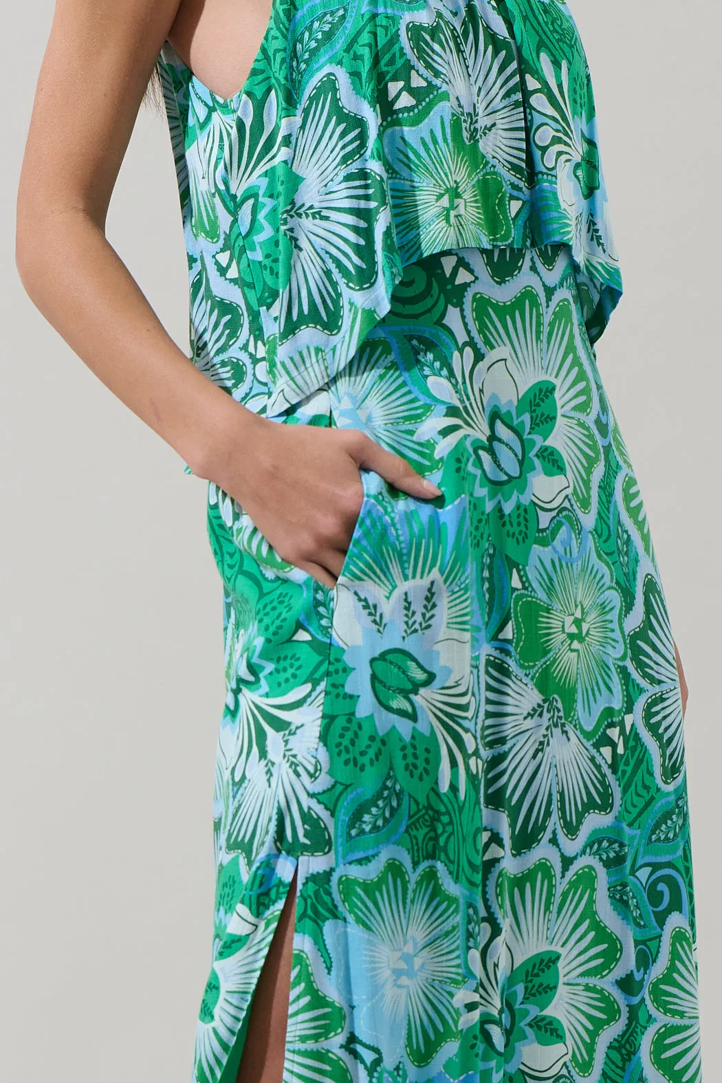 Tanti Floral Moya Sleeveless Maxi Dress sold by Sugarlips product image thumbnail 4