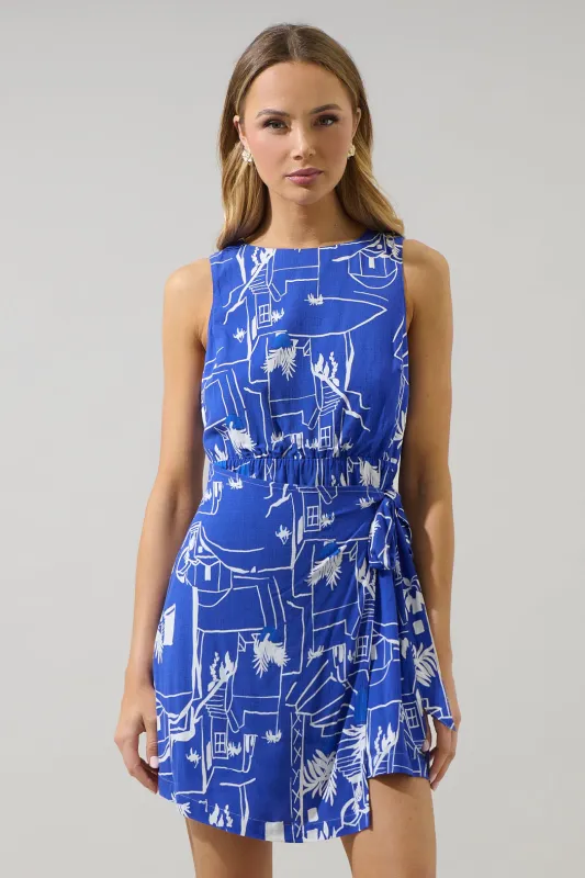 Mims Town Janis Wrap Mini Dress sold by Sugarlips