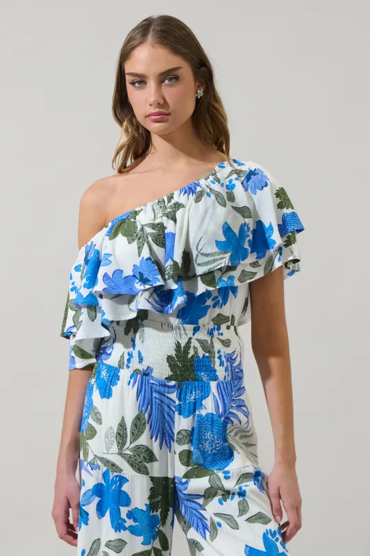 Zurie Floral Talisy Off Shoulder Top sold by Sugarlips