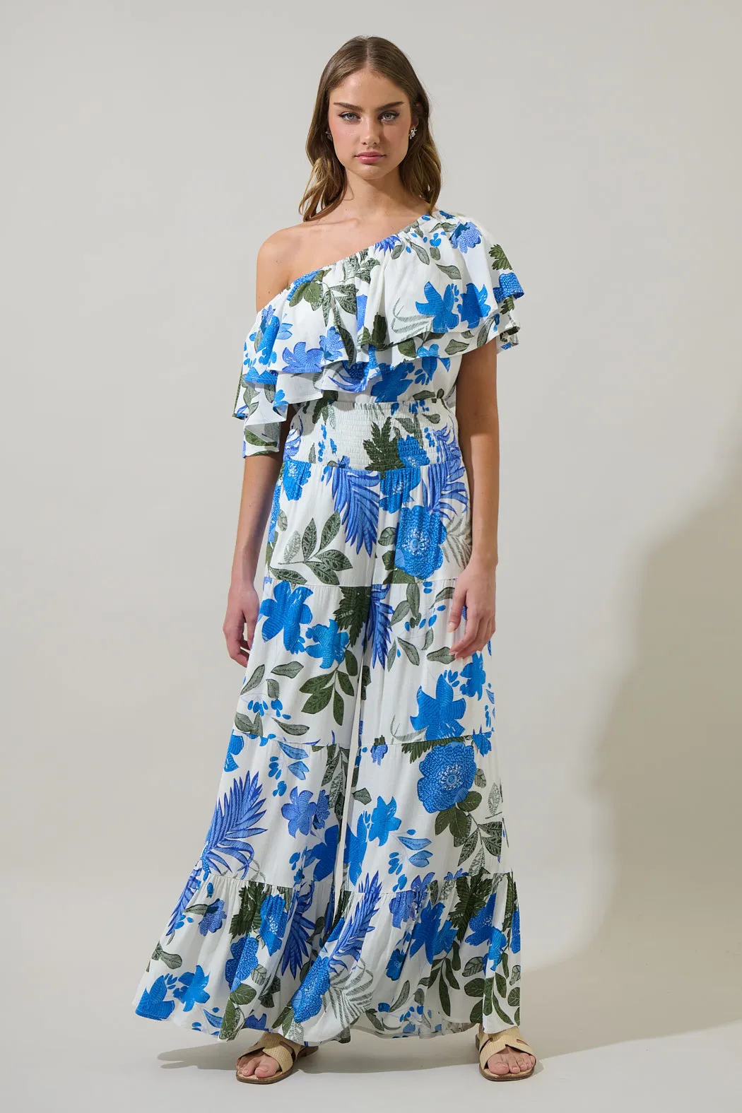 Zurie Floral Tovia Smocked Pants sold by Sugarlips product image thumbnail 4