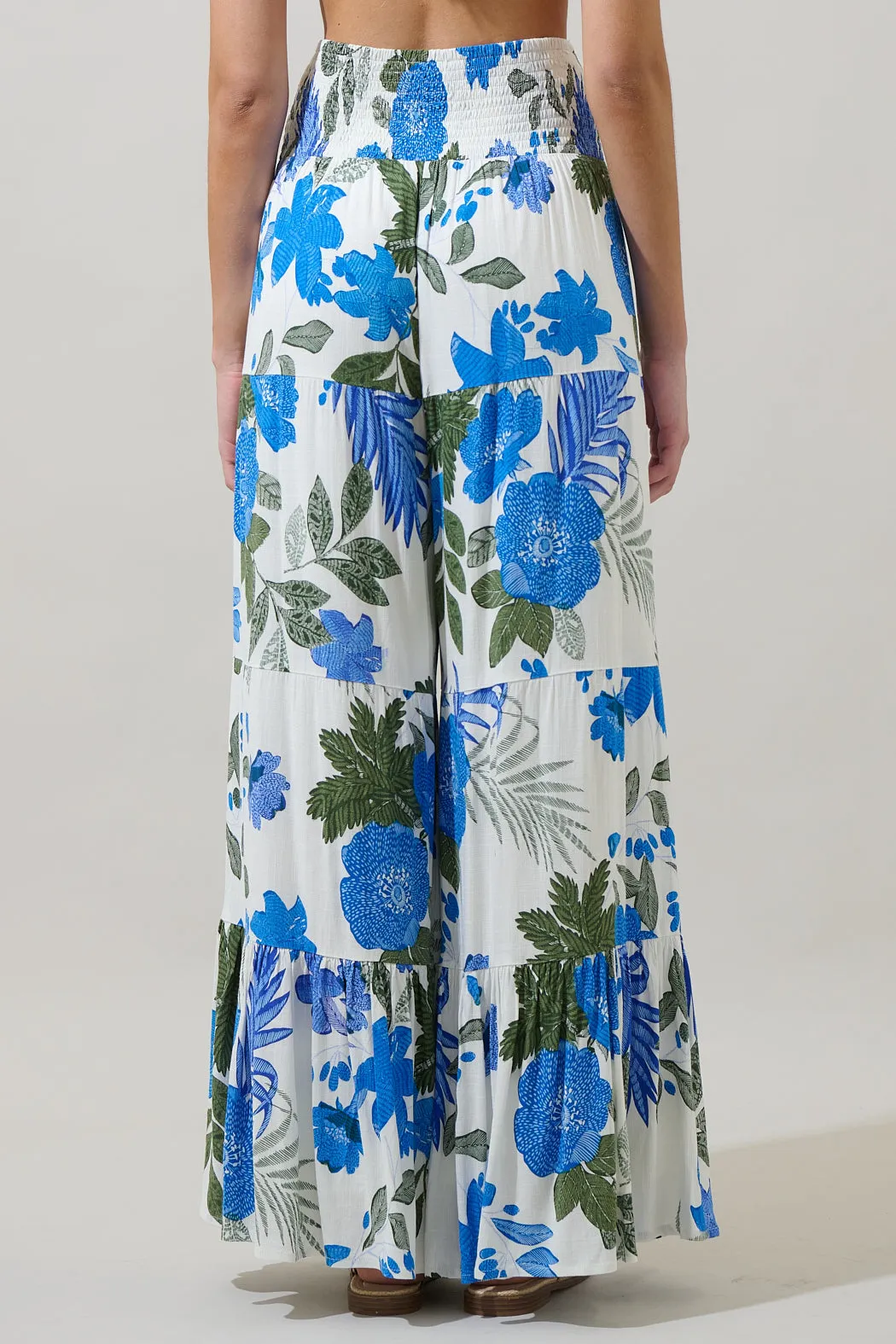 Zurie Floral Tovia Smocked Pants sold by Sugarlips product image thumbnail 2