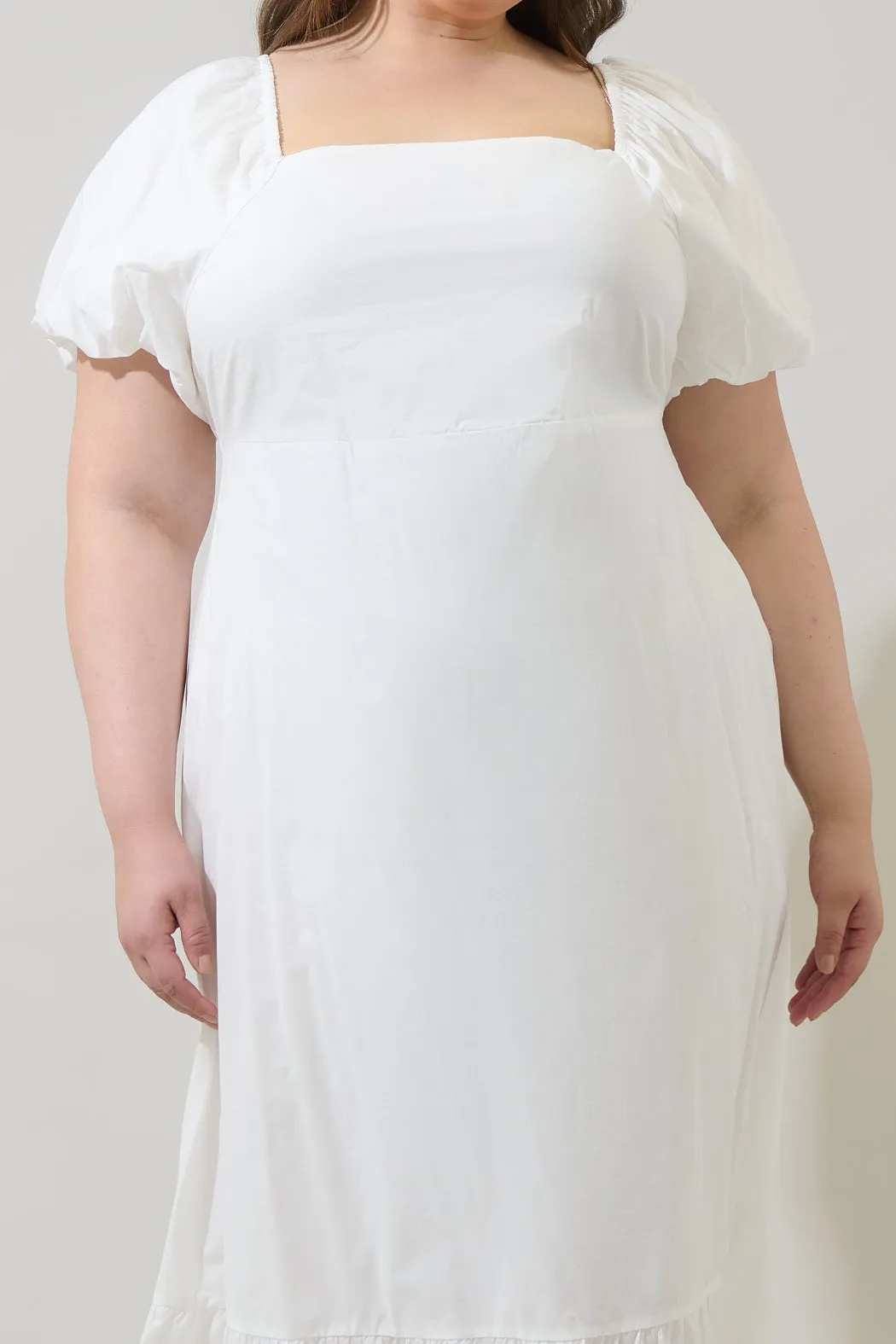 Xena Puff Sleeve Maxi Dress Curve sold by Sugarlips product image thumbnail 4