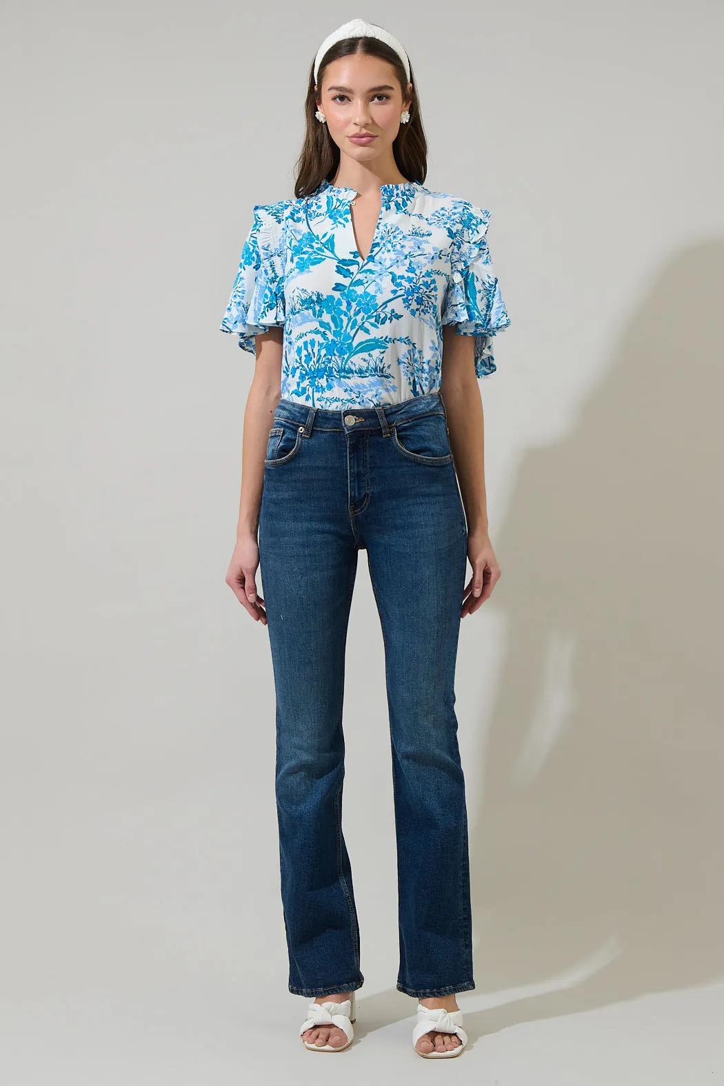 Sharron Bloom Collins Ruffle Top sold by Sugarlips product image thumbnail 4