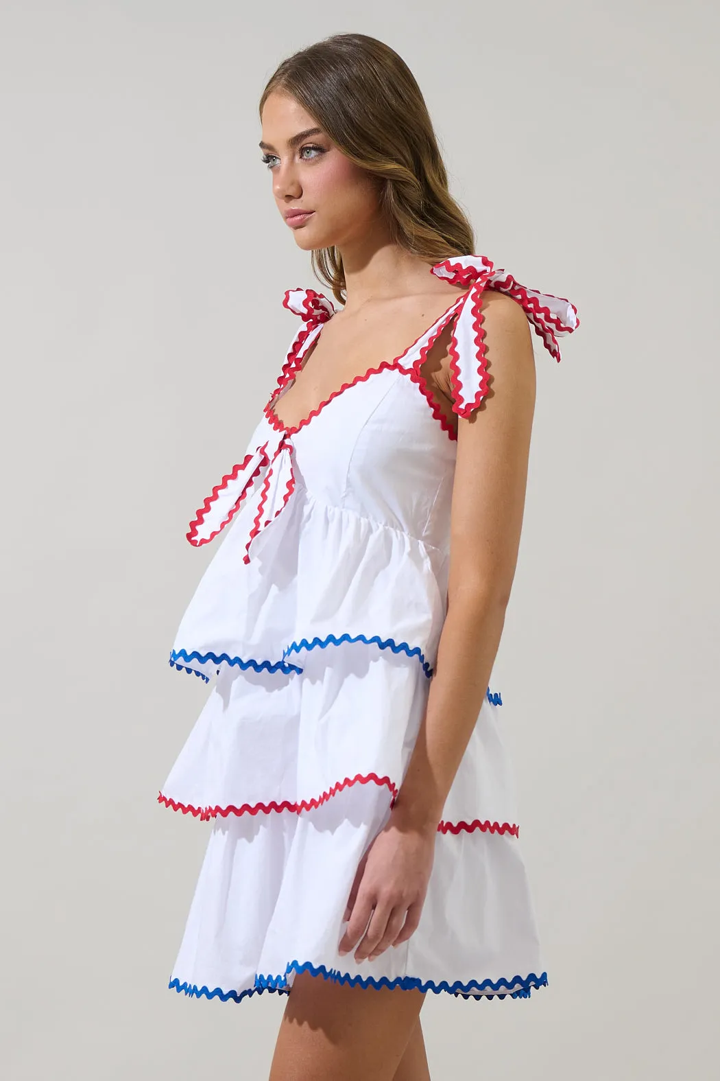 Avani Tiered Mini Dress sold by Sugarlips product image thumbnail 4