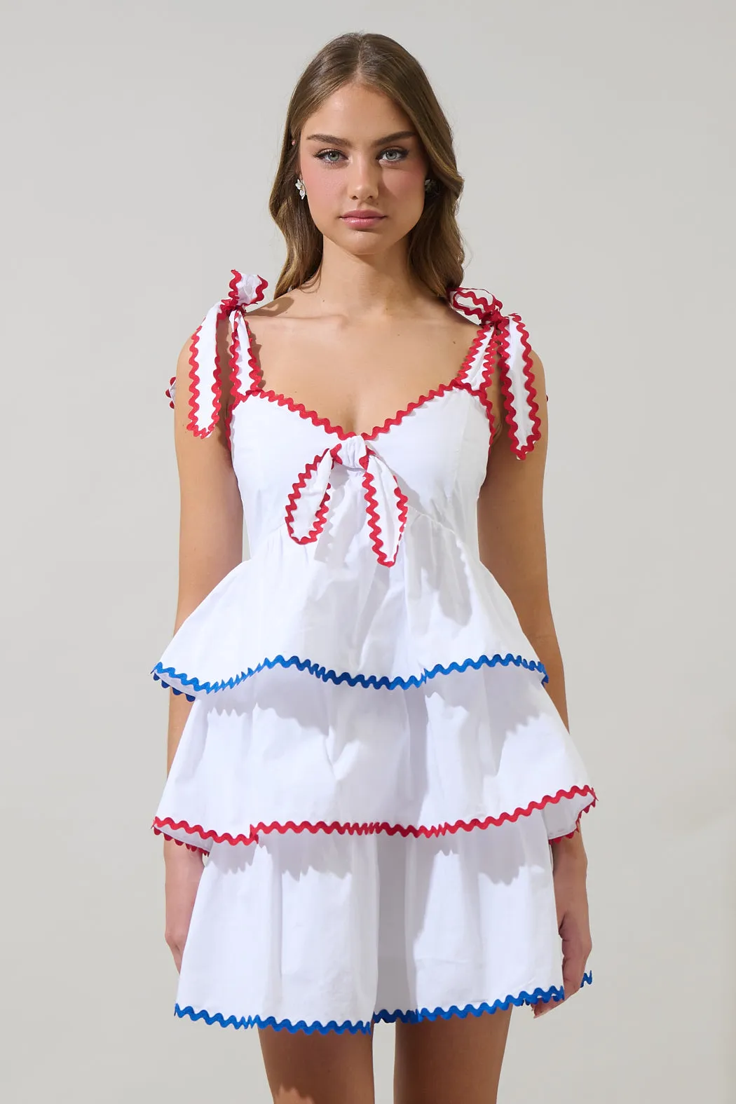 Avani Tiered Mini Dress sold by Sugarlips product image thumbnail 2