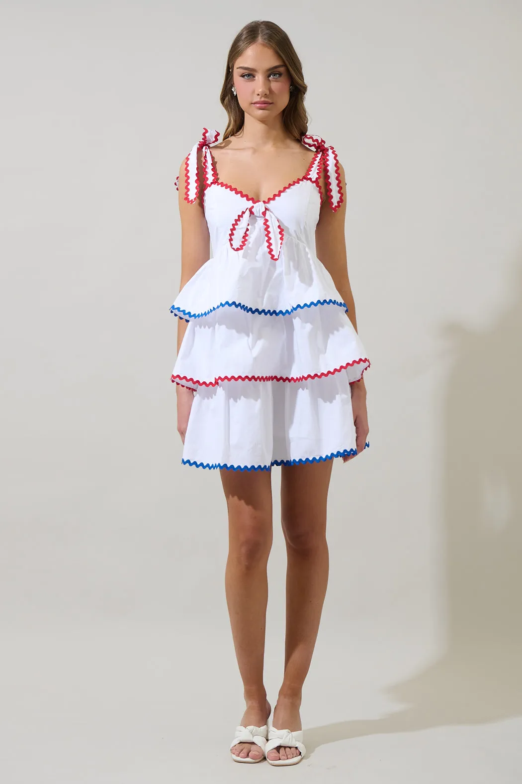 Avani Tiered Mini Dress sold by Sugarlips product image thumbnail 5