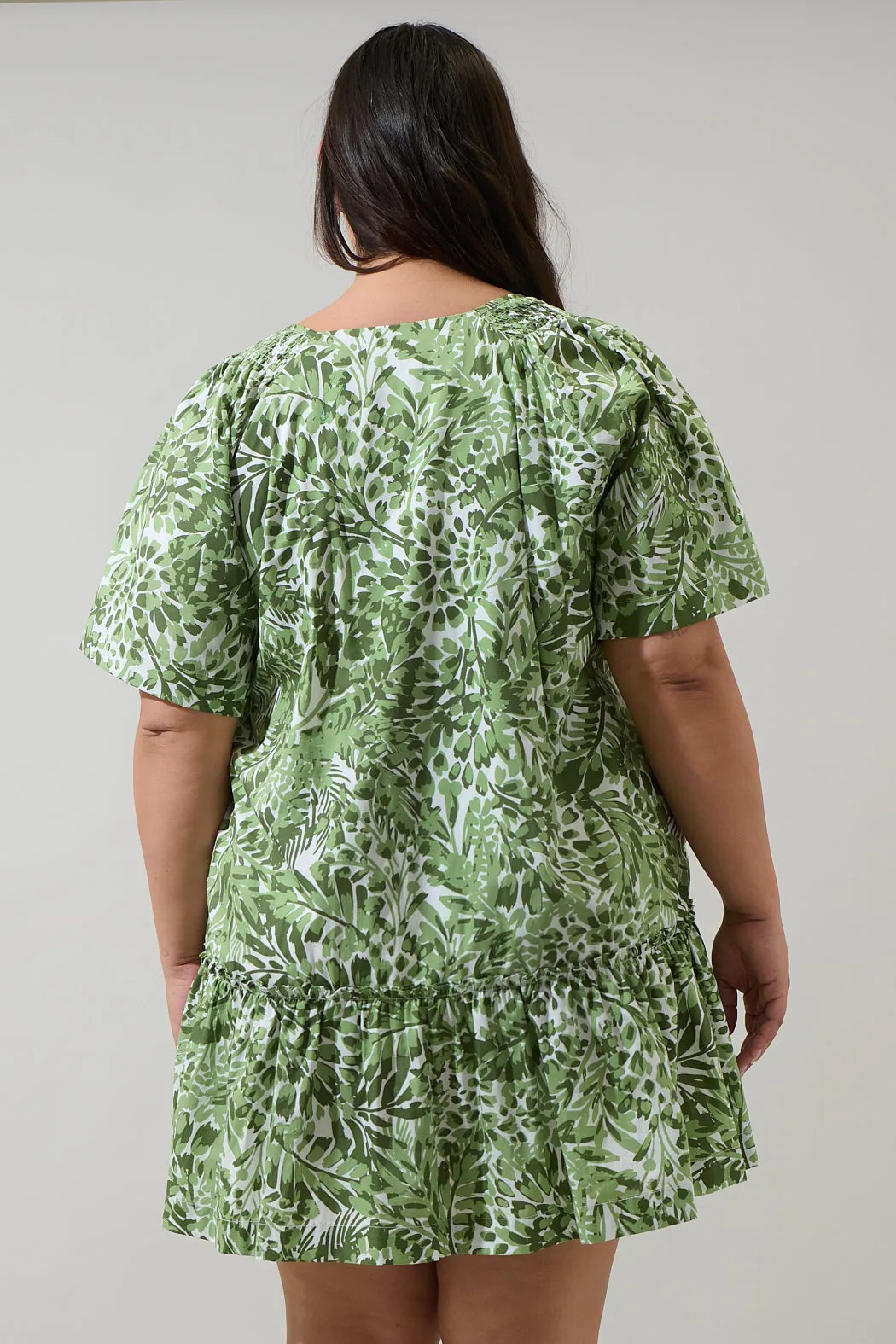 Irenan Leaf Ashby Shift Mini Dress Curve sold by Sugarlips product image thumbnail 2