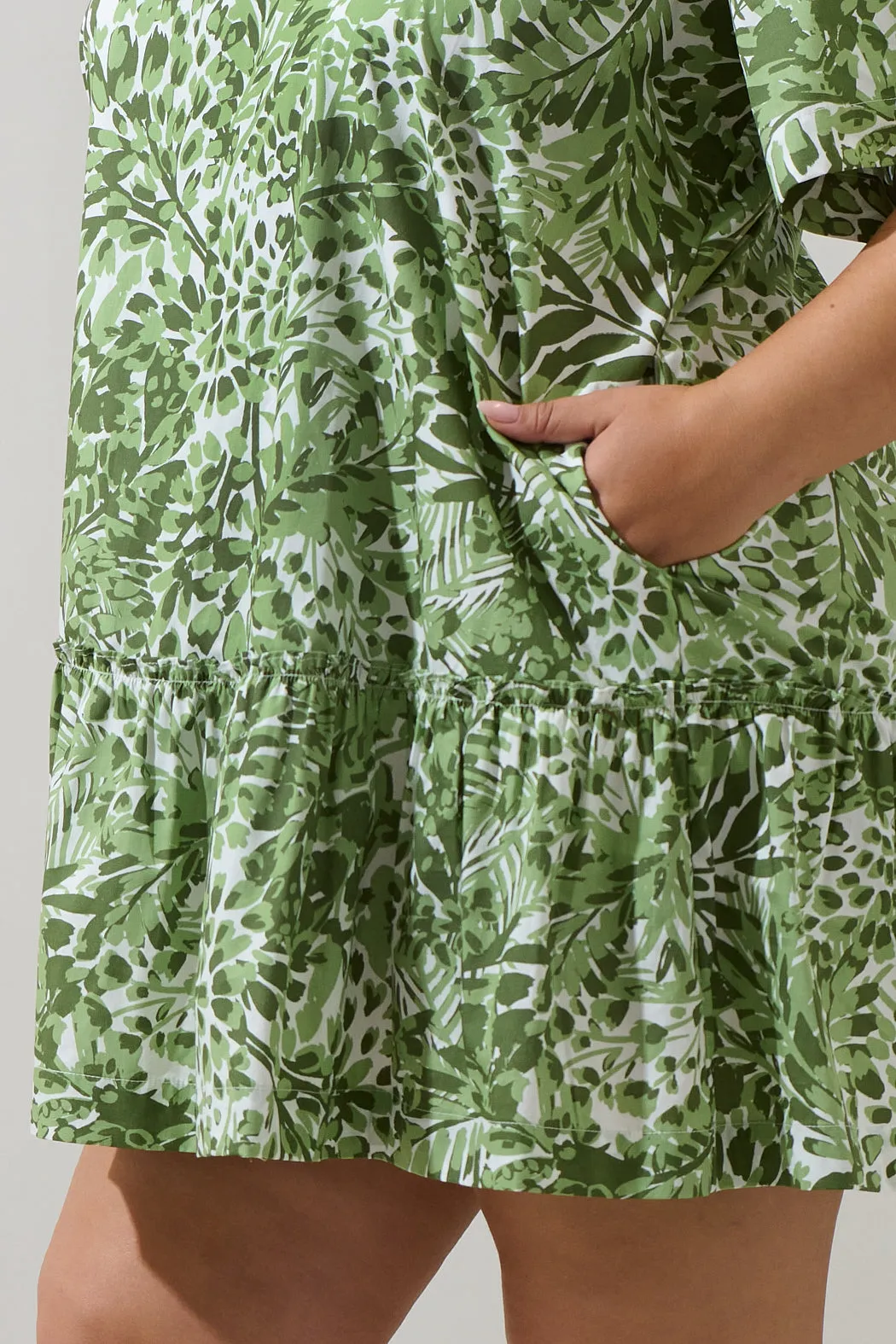 Irenan Leaf Ashby Shift Mini Dress Curve sold by Sugarlips product image thumbnail 5