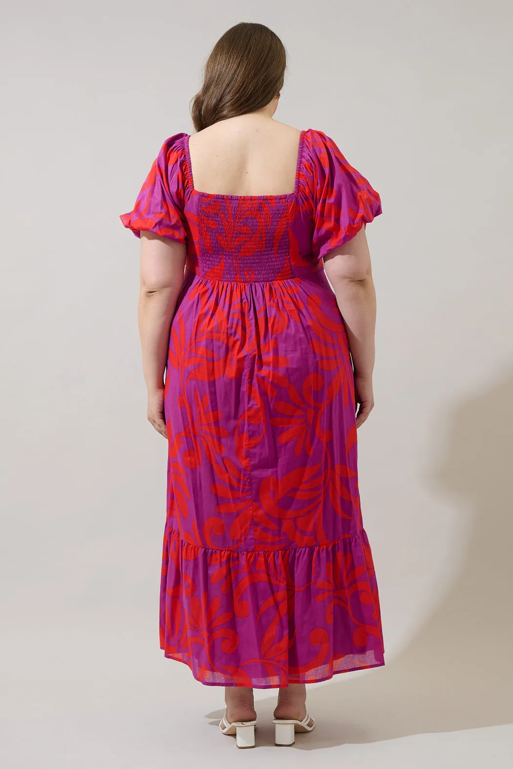 Arona Floral Xena Maxi Dress Curve sold by Sugarlips product image thumbnail 2