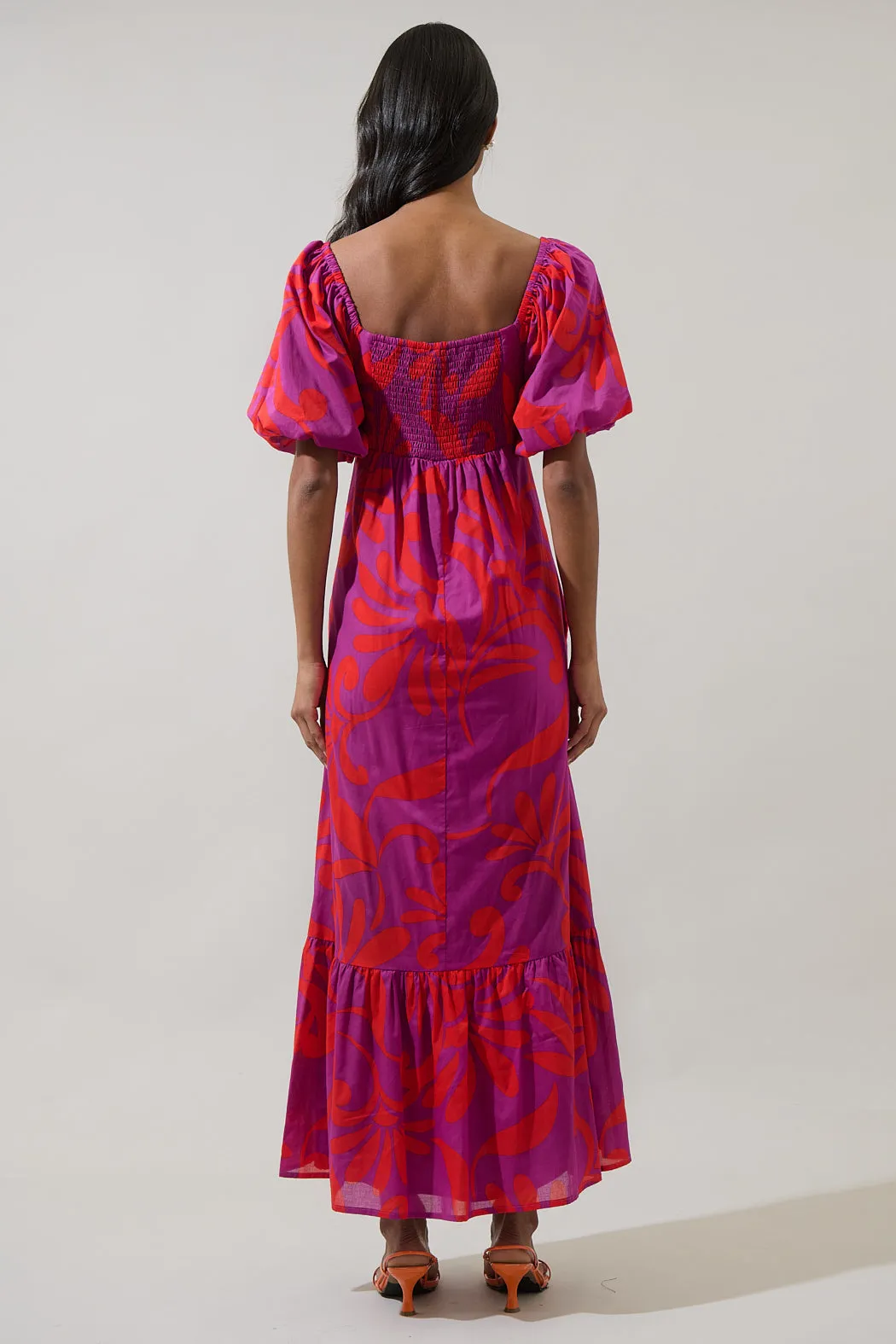 Arona Floral Xena Maxi Dress sold by Sugarlips product image thumbnail 3