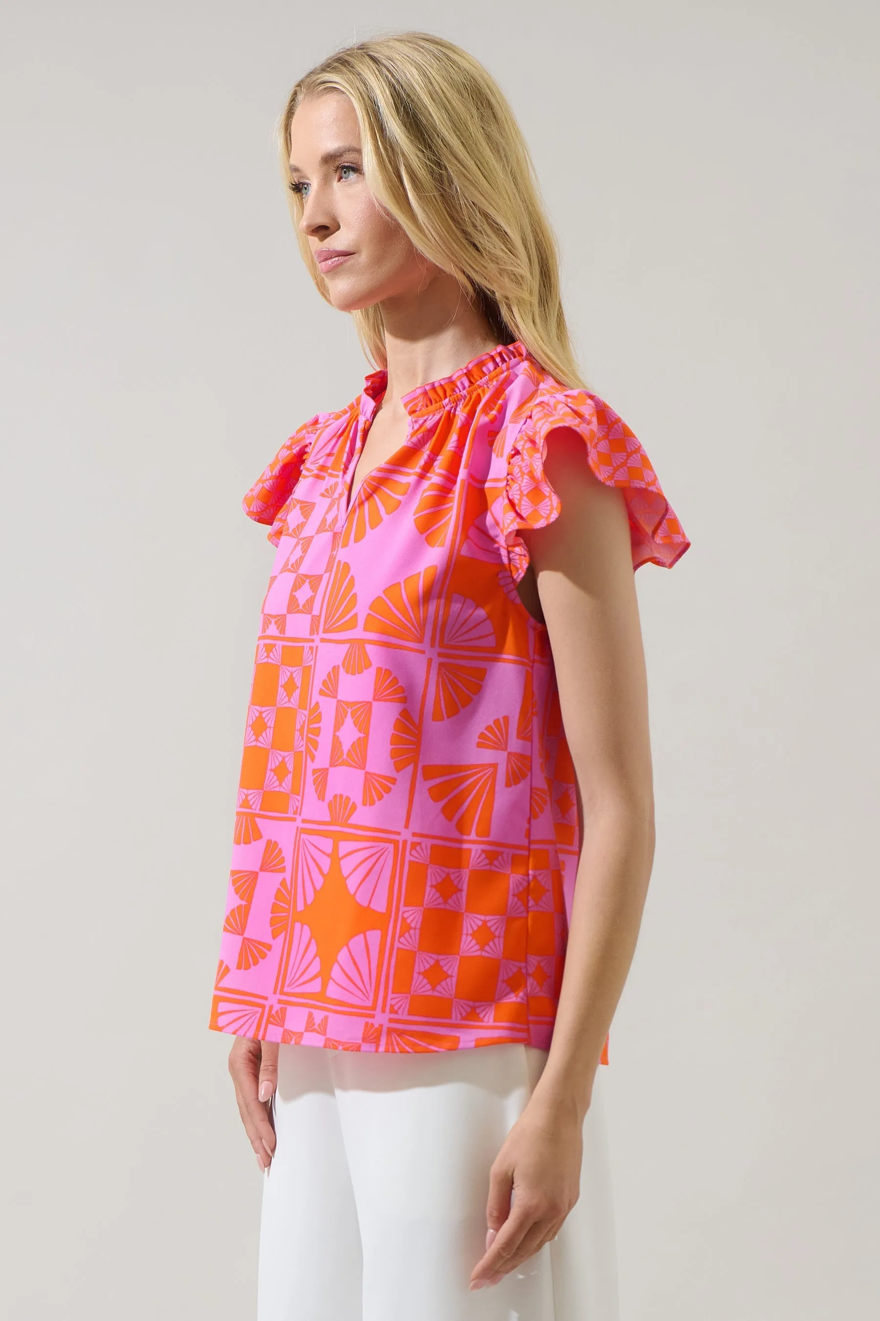 Haines Town Rioja Ruffle Blouse sold by Sugarlips product image thumbnail 3