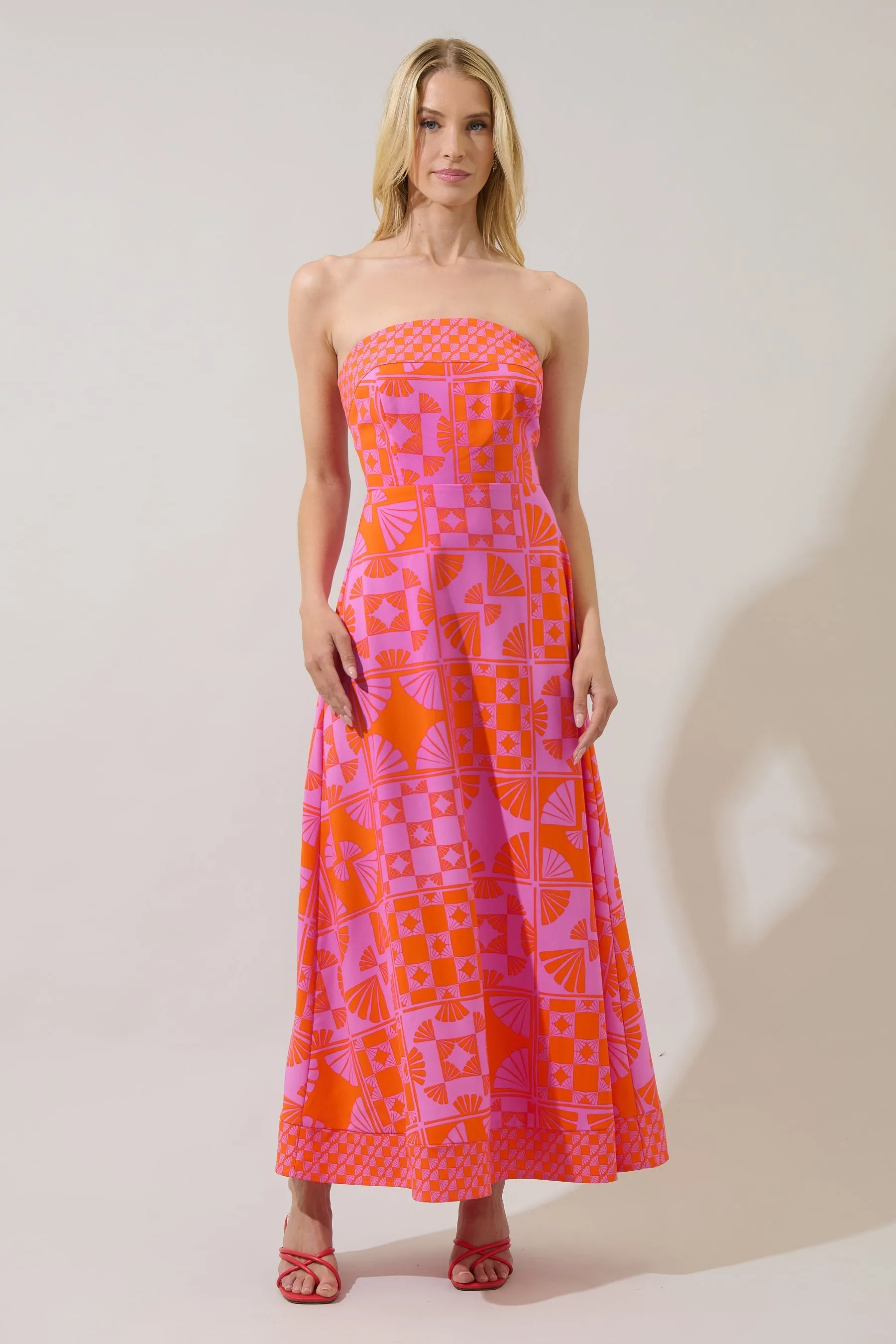 Haines Town Zarie Strapless Maxi Dress sold by Sugarlips