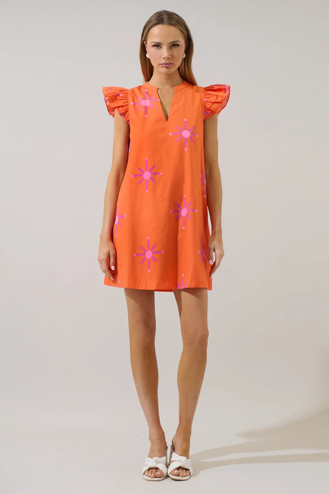 Karani Starburst Evalyn Ruffle Mini Dress sold by Sugarlips product image thumbnail 4