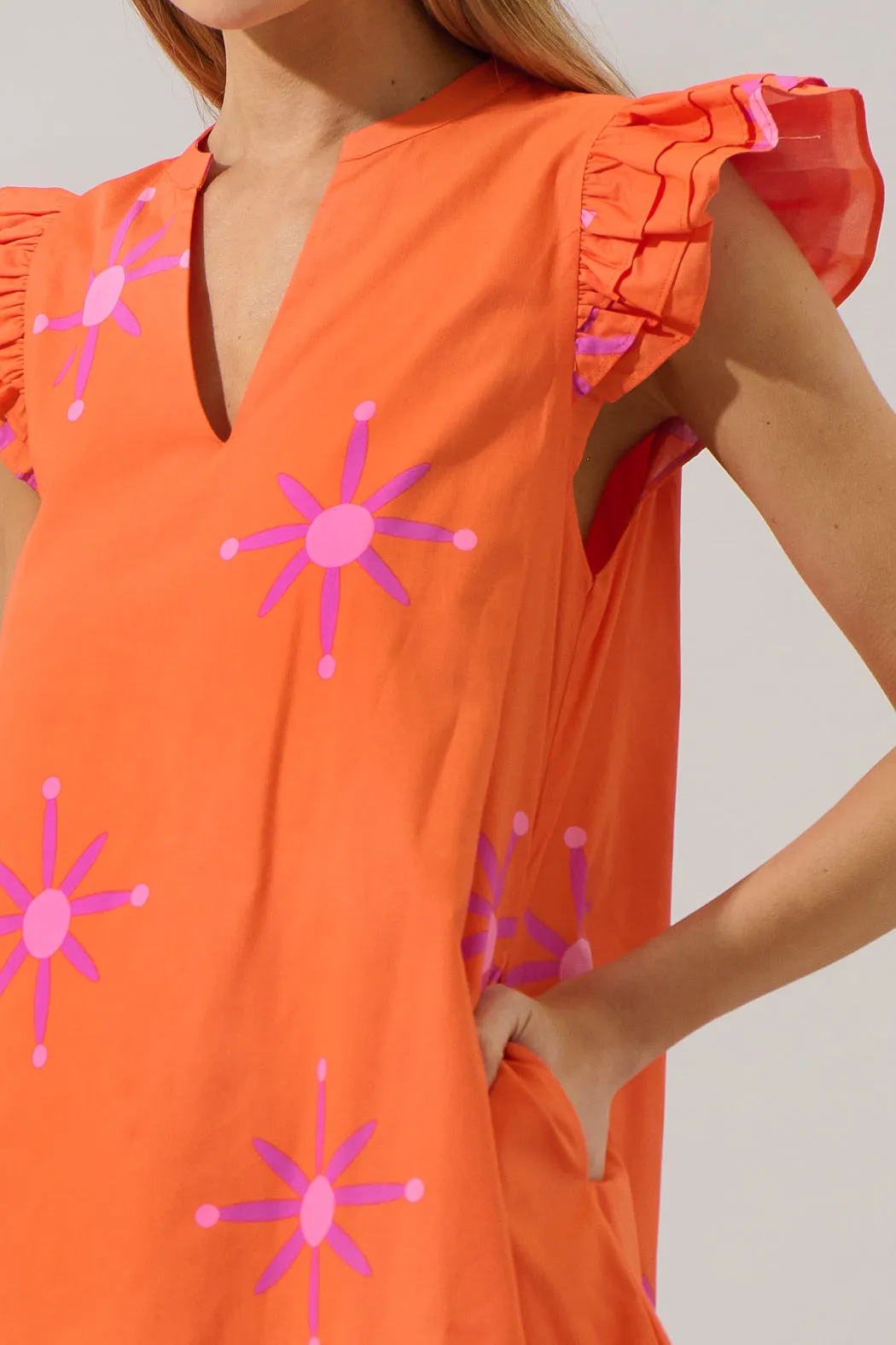 Karani Starburst Evalyn Ruffle Mini Dress sold by Sugarlips product image thumbnail 5