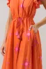 Karani Starburst Tiarna Ruffle Midi Dress sold by Sugarlips