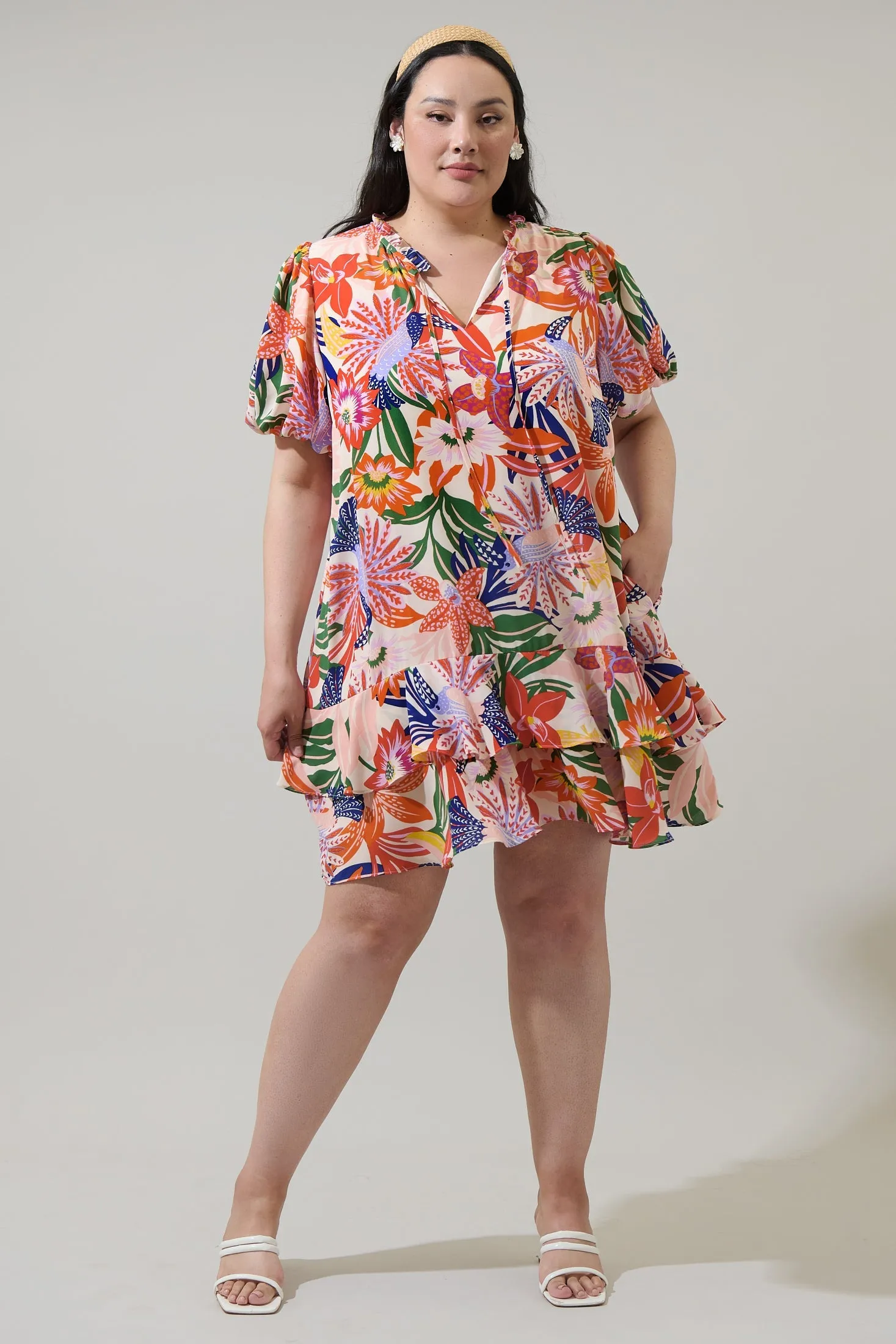 Hatley Floral Runner Up Shift Dress Curve sold by Sugarlips product image thumbnail 4