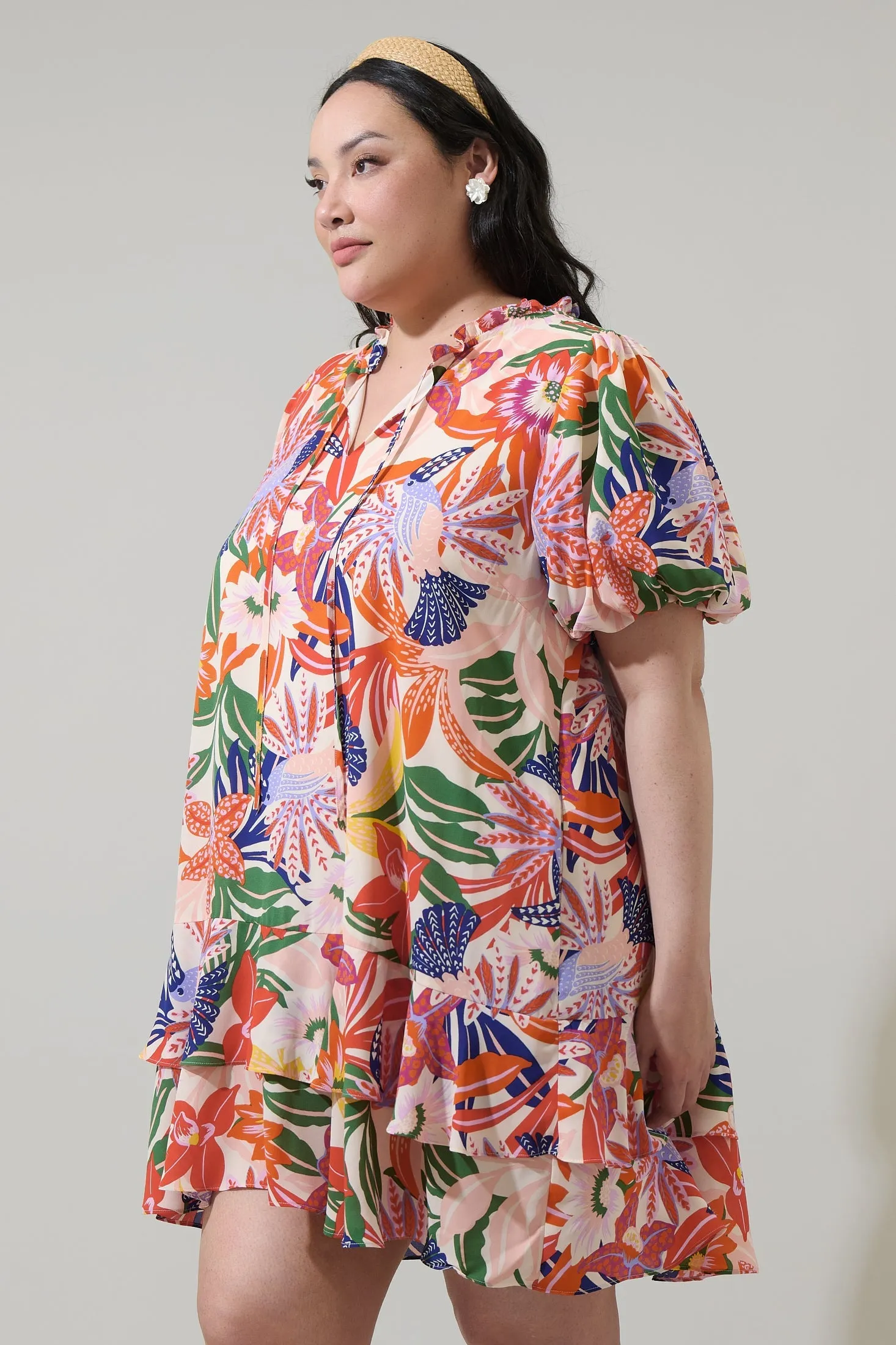 Hatley Floral Runner Up Shift Dress Curve sold by Sugarlips product image thumbnail 3