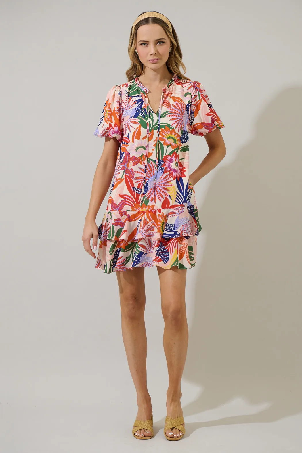 Hatley Floral Runner Up Shift Dress sold by Sugarlips product image thumbnail 4