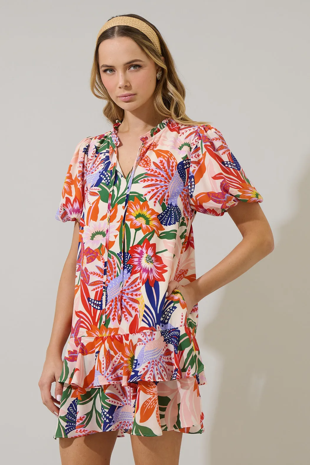 Hatley Floral Runner Up Shift Dress sold by Sugarlips product image thumbnail 3