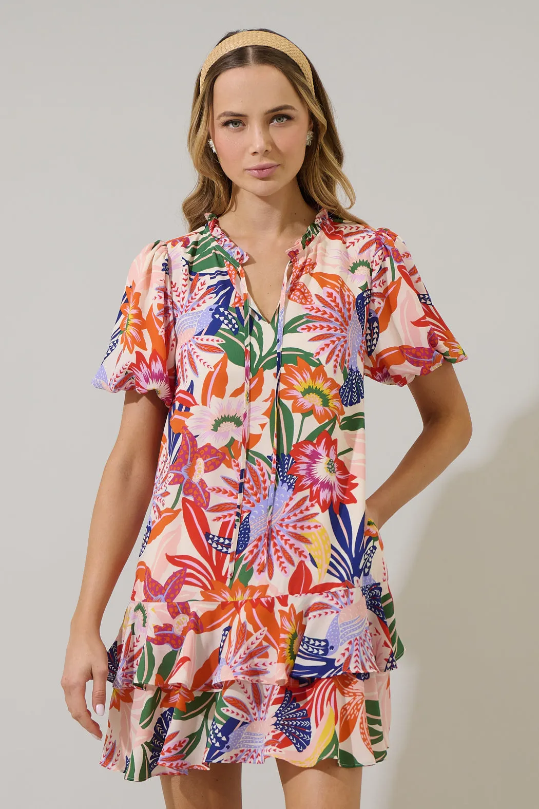 Hatley Floral Runner Up Shift Dress sold by Sugarlips